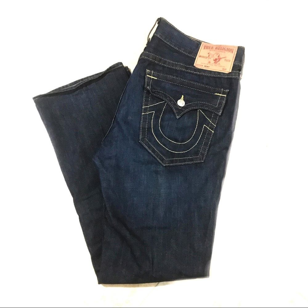 True Religion Ricky Straight Mens Jeans